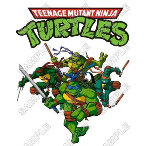 Teenage Mutant Ninja Turtles T Shirt Iron on Transfer Decal #5 Teenage Mutant Ninja Turtles T Shirt Iron on Transfer Decal #5
