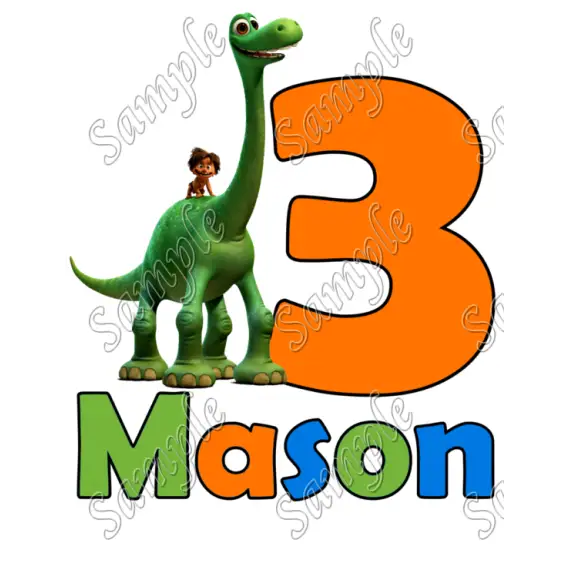 The Good Dinosaur Birthday Personalized Custom T Shirt Iron on Transfer Decal #1 The Good Dinosaur Birthday Personalized Custom T Shirt Iron on Transfer Decal #1
