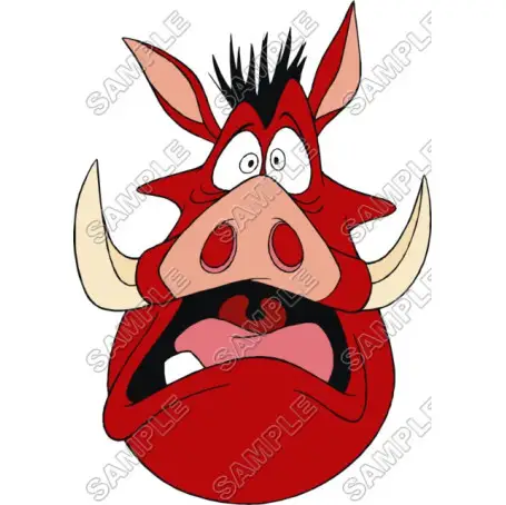 The Lion King  Pumbaa T Shirt Iron on Transfer Decal #8