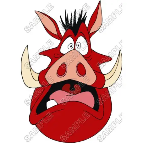 The Lion King Pumbaa T Shirt Iron on Transfer Decal #8 The Lion King Pumbaa T Shirt Iron on Transfer Decal #8