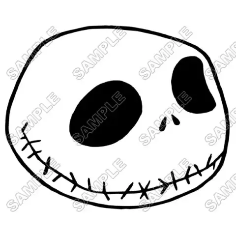 The Nightmare Before Christmas Jack T Shirt Iron on Transfer Decal #3 The Nightmare Before Christmas Jack T Shirt Iron on Transfer Decal #3