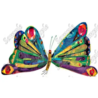 The Very Hungry Caterpillar T Shirt Iron on Transfer Decal #2 The Very Hungry Caterpillar T Shirt Iron on Transfer Decal #2