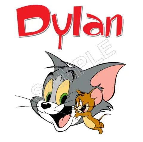 Tom and Jerry  Personalized  Custom  T Shirt Iron on Transfer Decal #114