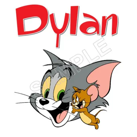 Tom and Jerry Personalized Custom T Shirt Iron on Transfer Decal #114 Tom and Jerry Personalized Custom T Shirt Iron on Transfer Decal #114