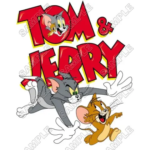 Tom and Jerry T Shirt Iron on Transfer Decal #14 Tom and Jerry T Shirt Iron on Transfer Decal #14