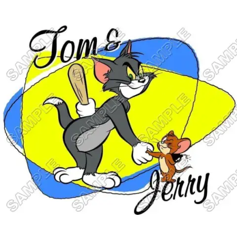 Tom and Jerry T Shirt Iron on Transfer Decal #15 Tom and Jerry T Shirt Iron on Transfer Decal #15
