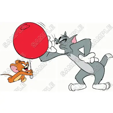 Tom and Jerry T Shirt Iron on Transfer Decal #2 Tom and Jerry T Shirt Iron on Transfer Decal #2