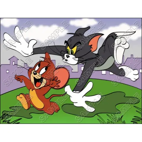 Tom and Jerry T Shirt Iron on Transfer Decal #22 Tom and Jerry T Shirt Iron on Transfer Decal #22