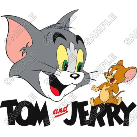 Tom and Jerry T Shirt Iron on Transfer Decal #4 Tom and Jerry T Shirt Iron on Transfer Decal #4