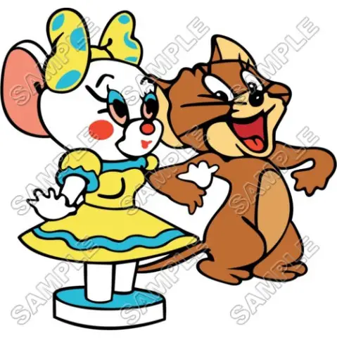 Tom and Jerry  T Shirt Iron on Transfer Decal #7