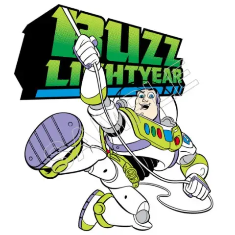 Toy Story Buzz T Shirt Iron on Transfer Decal #59 Toy Story Buzz T Shirt Iron on Transfer Decal #59