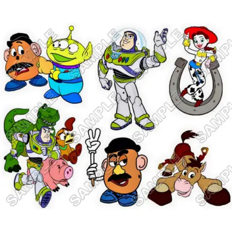 Toy Story T Shirt Iron on Transfer Decal #1