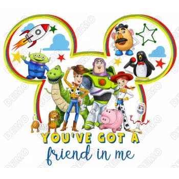 Toy Story T Shirt Heat Iron on Transfer  #7