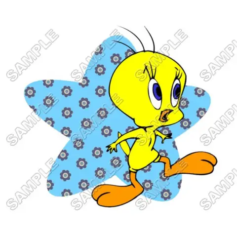 Tweety T Shirt Iron on Transfer Decal #2 Tweety T Shirt Iron on Transfer Decal #2