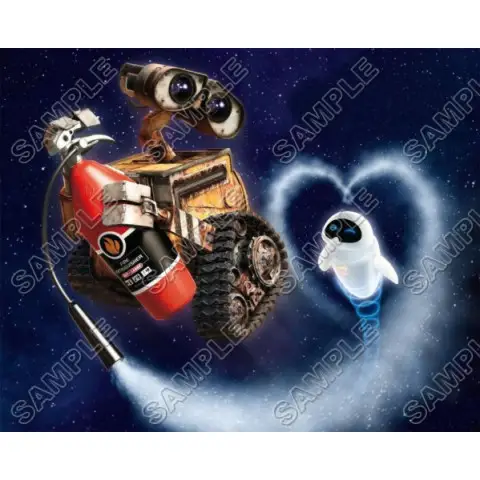 Wall - E T Shirt Iron on Transfer Decal #5 Wall - E T Shirt Iron on Transfer Decal #5