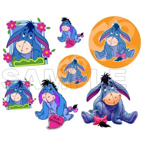 Winnie the Pooh Eeyore T Shirt Iron on Transfer Decal #9 Winnie the Pooh Eeyore T Shirt Iron on Transfer Decal #9