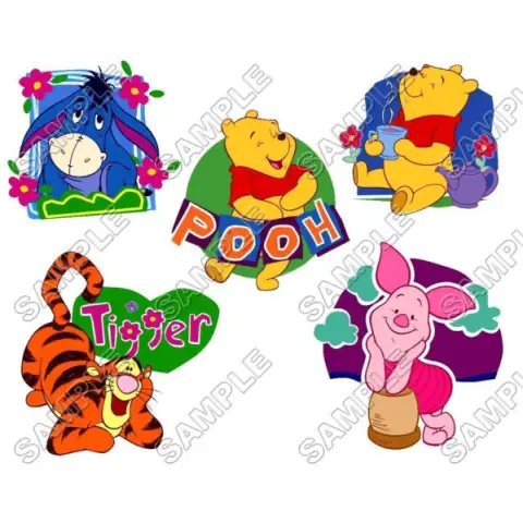 Winnie the Pooh Eeyore Tiger T Shirt Iron on Transfer Decal #10 Winnie the Pooh Eeyore Tiger T Shirt Iron on Transfer Decal #10
