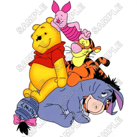 Winnie the Pooh Eeyore Tiger T Shirt Iron on Transfer Decal #12 Winnie the Pooh Eeyore Tiger T Shirt Iron on Transfer Decal #12