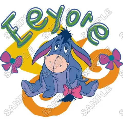 Winnie the Pooh Eeyore Tiger T Shirt Iron on Transfer Decal #22