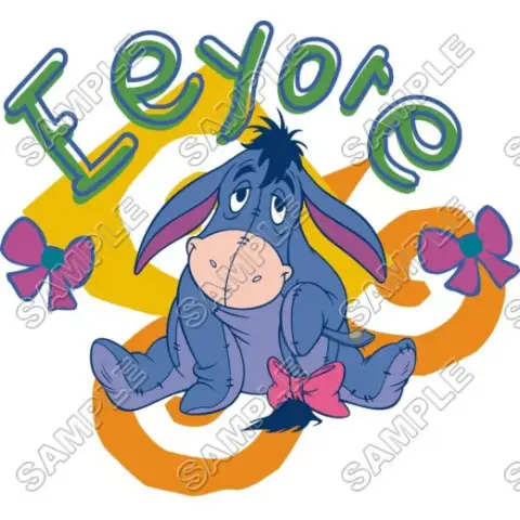 Winnie the Pooh Eeyore Tiger T Shirt Iron on Transfer Decal #22 Winnie the Pooh Eeyore Tiger T Shirt Iron on Transfer Decal #22