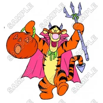 Winnie the Pooh Piglet Halloween Eeyore Tiger T Shirt Iron on Transfer Decal #30