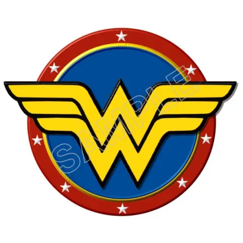 Wonder Woman Logo  T Shirt Iron on Transfer Decal #2