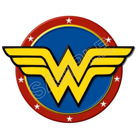 Wonder Woman Logo T Shirt Iron on Transfer Decal #2 Wonder Woman Logo T Shirt Iron on Transfer Decal #2