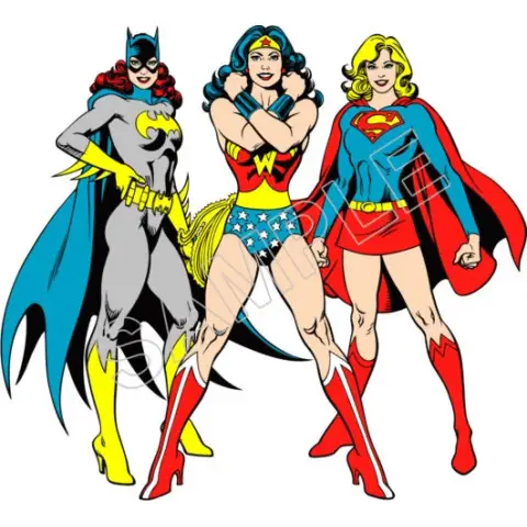 Wonder Woman Super Girl T Shirt Iron on Transfer Decal #1 Wonder Woman Super Girl T Shirt Iron on Transfer Decal #1