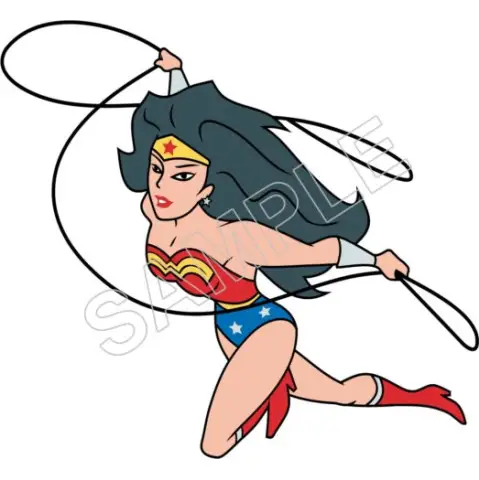 Wonder Woman T Shirt Iron on Transfer Decal #16