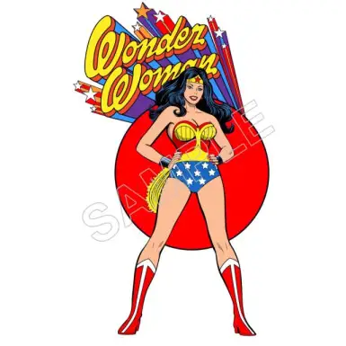 Wonder Woman T Shirt Iron on Transfer Decal #61 Wonder Woman T Shirt Iron on Transfer Decal #61