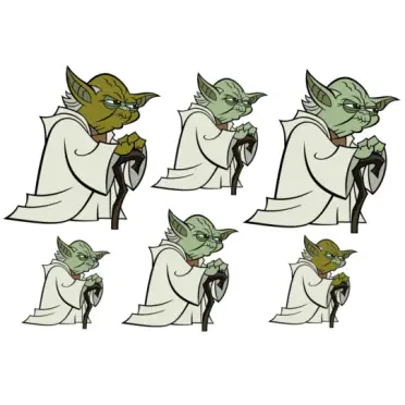 Star Wars Master Yoda T Shirt Iron on Transfer Decal #5 Star Wars Master Yoda T Shirt Iron on Transfer Decal #5