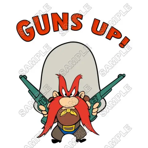 Yosemite Sam T Shirt Iron on Transfer Decal #2 Yosemite Sam T Shirt Iron on Transfer Decal #2