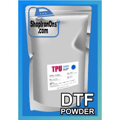 DTF POWDER White Hot Melt Adhesive Powder, 2.2 Pound Bag (1Kg) by www.shopironons.com
