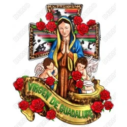 Our Lady of Guadalupe T Shirt Heat Iron on Transfer