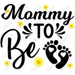 Mommy to Be T Shirt Heat Iron on Transfer