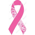 Breast Cancer Awareness Ribbon  Iron On Transfer Vinyl HTV  by www.shopironons.com