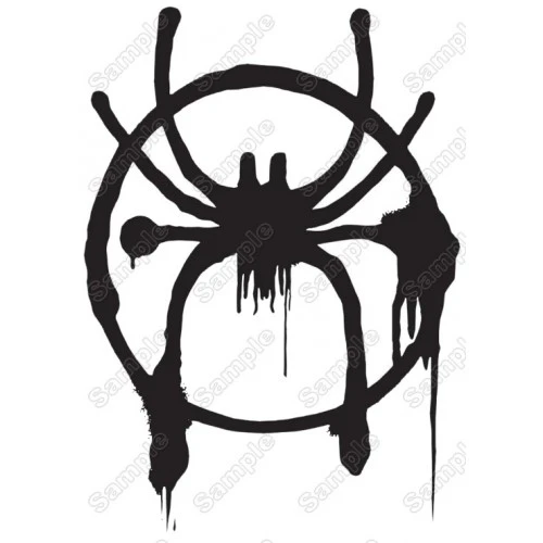 Miles Morales Spiderman Logo  Iron On Transfer Vinyl HTV  by www.shopironons.com