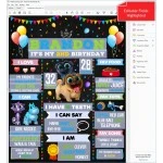 Puppy Dog Pals Birthday Chalkboard Template  Birthday Boy  Poster First Birthday Girl Sign Editable PDF (DIGITAL FILE ONLY!)  