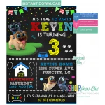 Puppy Dog Pals Birthday Party  Invitation Boy  Instant Download Digital Editable PDF + Free Thank You Card