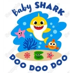Baby Shark Family Member Custom T Shirt Iron on Transfer by www.shopironons.com