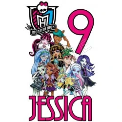 Monster High   Birthday  Personalized  Custom  T Shirt Iron on Transfer Decal #1