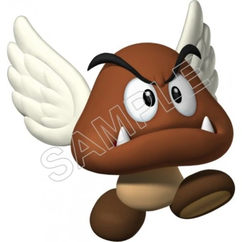  Super Mario Bros. Goomba T Shirt Iron on Transfer Decal #20 by www.shopironons.com
