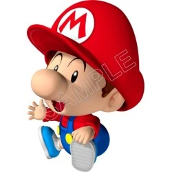 Super Mario Bros. Baby Mario T Shirt Iron on Transfer Decal #23