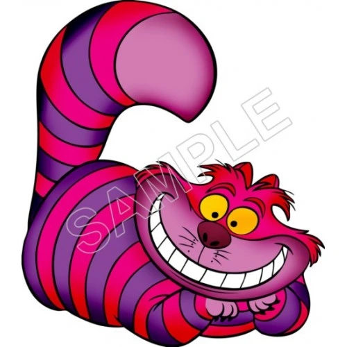  Alice in Wonderland Cheshire Cat  T Shirt Iron on  Transfer Decal #4 by www.shopironons.com