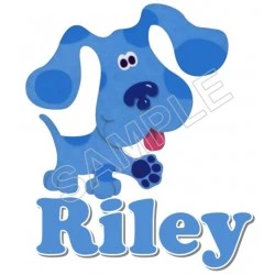 Blues Clues Personalized  Custom  T Shirt Iron on Transfer Decal #51