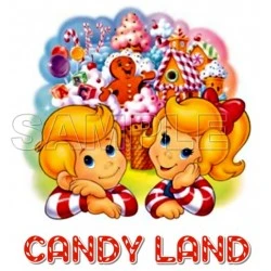 Candy Land T Shirt Iron on Transfer Decal #2