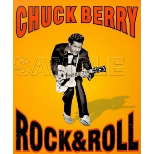  Chuck Berry T Shirt Iron on Transfer Decal #1 by www.shopironons.com