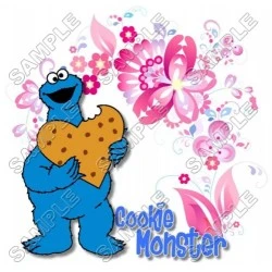 Cookie Monster  Sesame street  T Shirt Iron on Transfer Decal #12