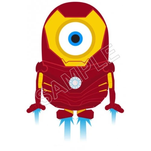 Despicable Me Minion Iron Man T Shirt Iron on Transfer Decal #56 by www.shopironons.com