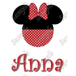 Disney Vacation  Minnie Mouse  Personalized  Custom  T Shirt Iron on Transfer Decal #26